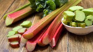 Rhubarbe au bâton
